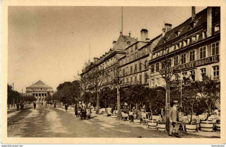 place Broglie, fin 19e début 20e