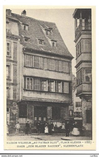 Place Kléber, angle vers l&rsquo;Homme-de-fer, fin 19e