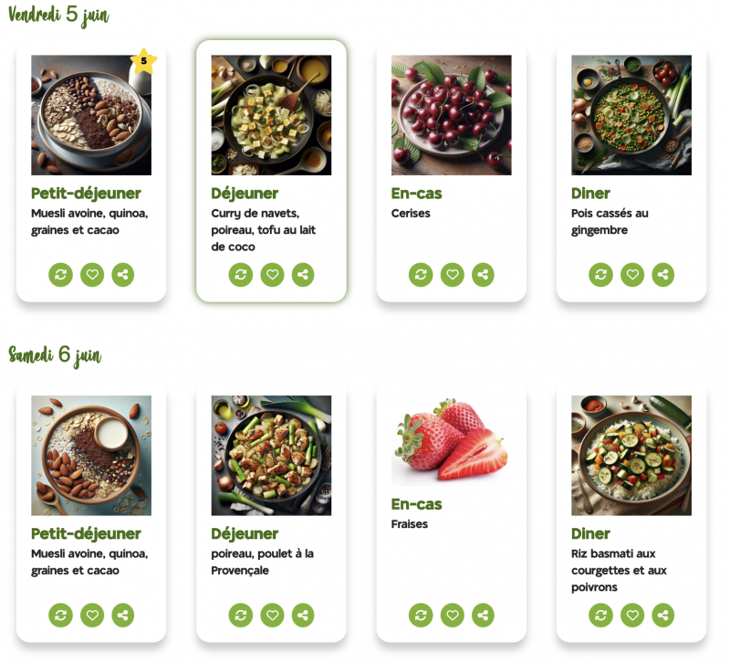 Mes Meilleurs Menus