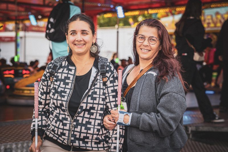 Fête foraine, Maya Loeffler, déficiences visuelles