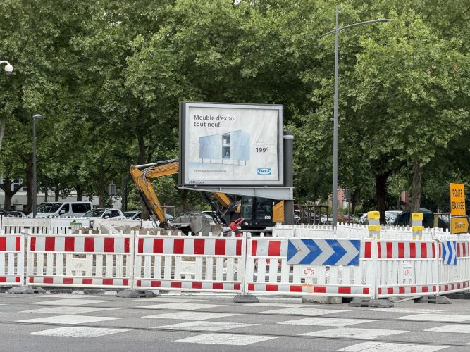 travaux avenue de Colmar
