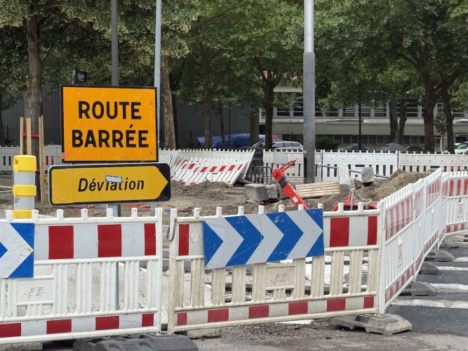travaux avenue de Colmar