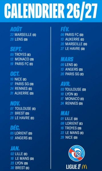 calendrier racing