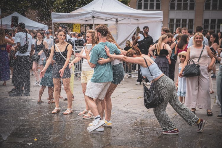 fête de la musique, chaleur, fontaine, eau