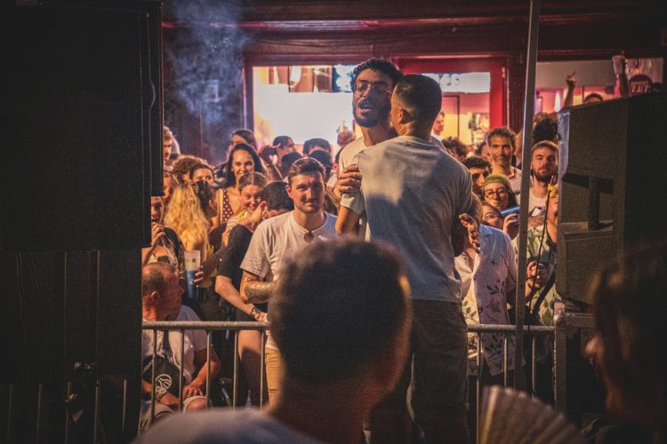fête de la musique, danse, foule, danse, nuit, amour