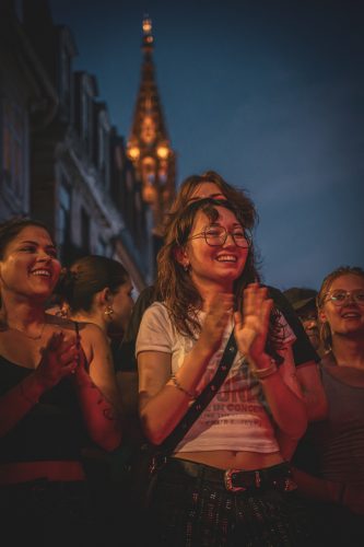 fête de la musique, danse, foule, danse, nuit
