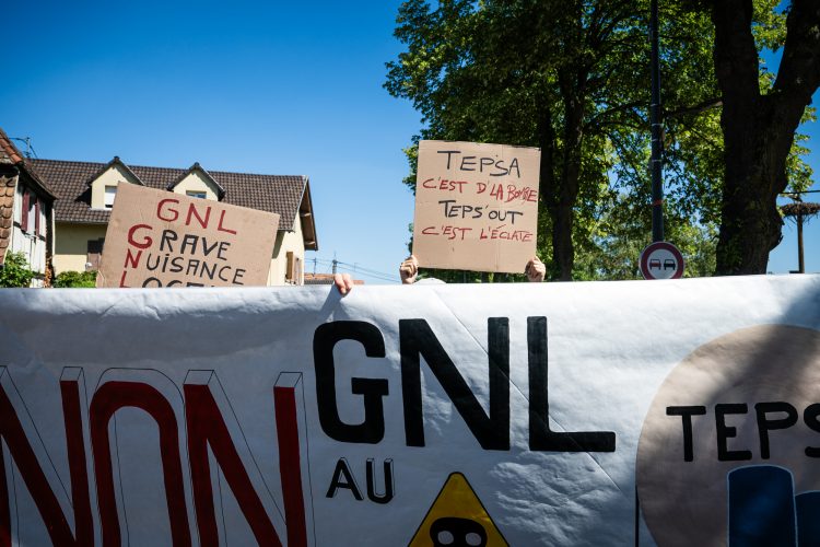 Tepsout Reichstett Gaz GNL Environnement manifestation