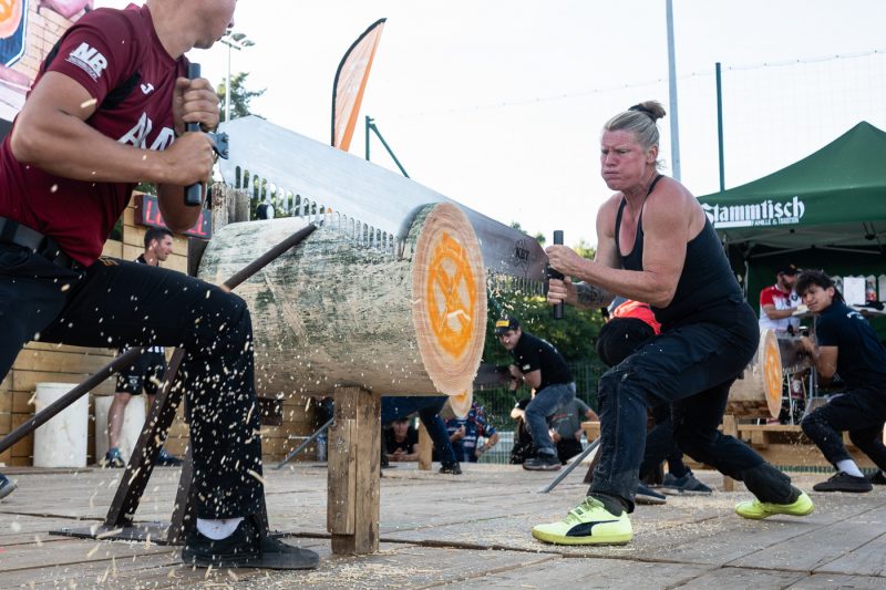 fête des bucherons sport bucheronnage compétition sportif scie