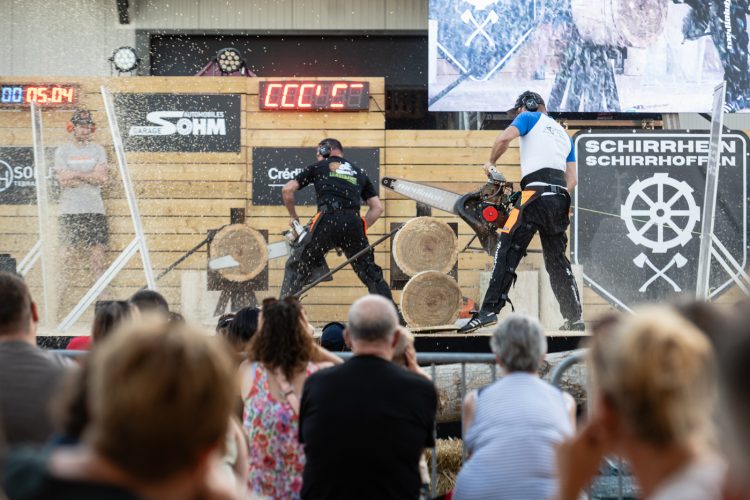 fête des bucherons sport bucheronnage compétition sportif scie