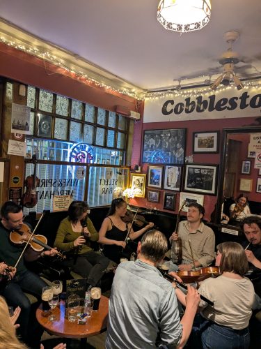 Live music irlandaise
