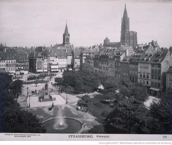 Place Kléber en 1904