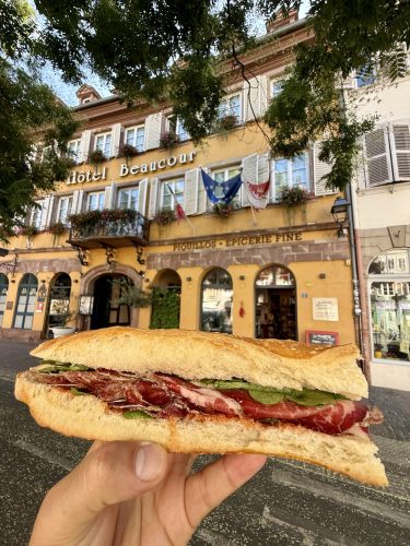 sandwich épicerie basque piquillos