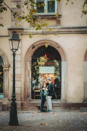 Couple, amour, baisé