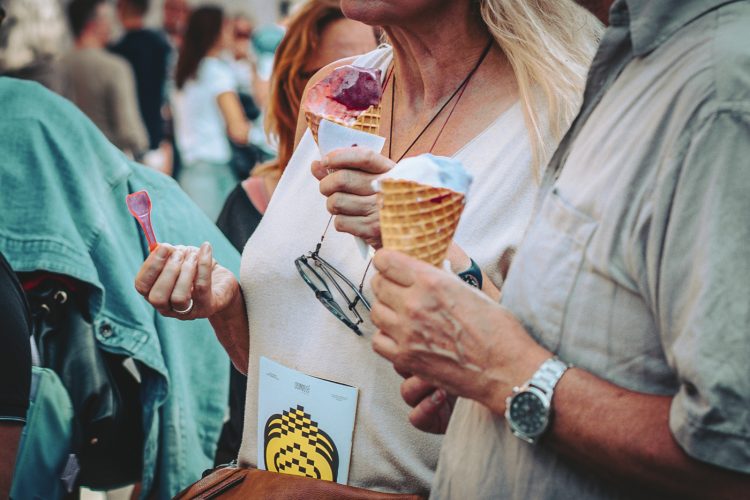 Glace, été