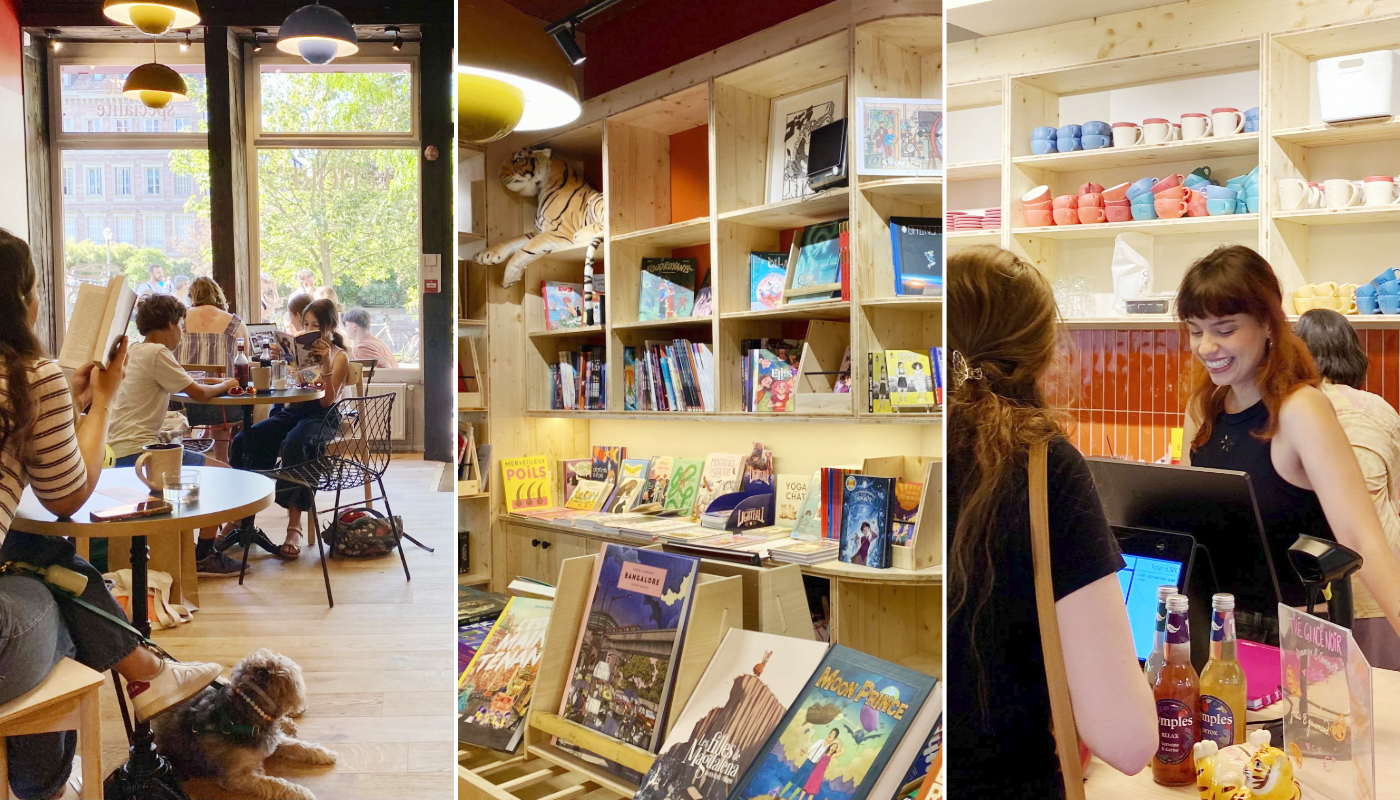 Strasbourg : après de gros travaux, la librairie « Le Tigre » dévoile son nouveau coin café