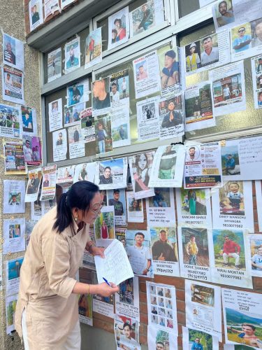 Solhimal identification victimes catastrophe au Népal