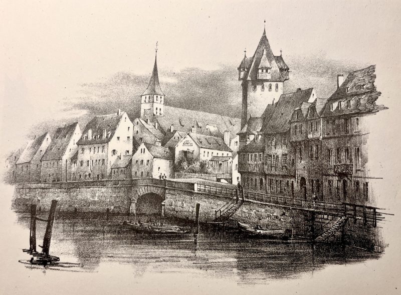 Saint Guillaume et la Guldenturm, 19e siècle