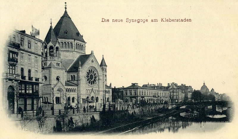 Ancienne synagogue quai Kléber, 1898