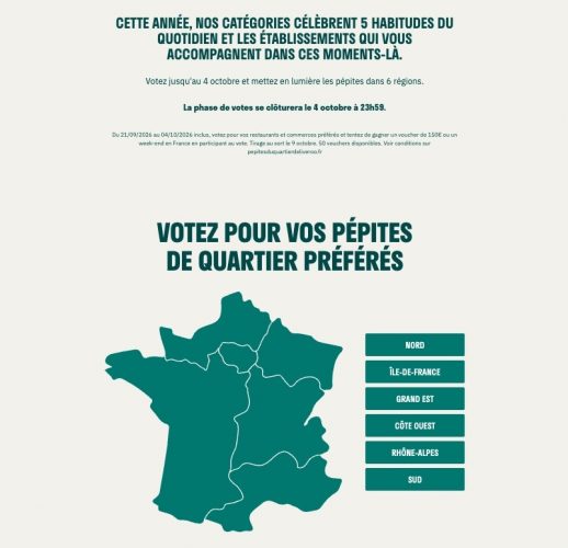 Capture d&rsquo;écran jeu concours Pépites de Quartier Deliveroo Capture d’écran 2026-09-14 à 14.29.09