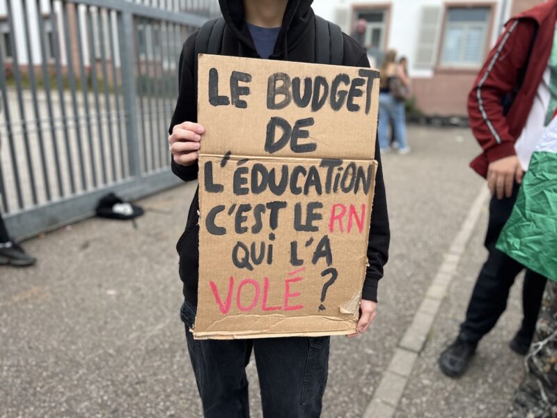 lycée manifestation Rostand