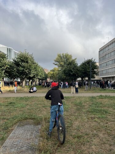 Manif lycées étudiants campus