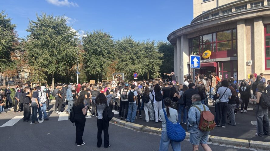 manif étudiant