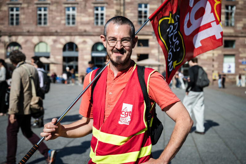 manifestation jeunesse mouvement social lycéen
