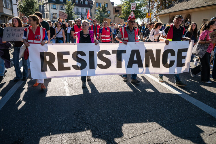 manifestation jeunesse mouvement social lycéen