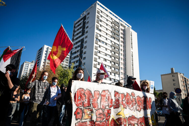 manifestation jeunesse mouvement social lycéen