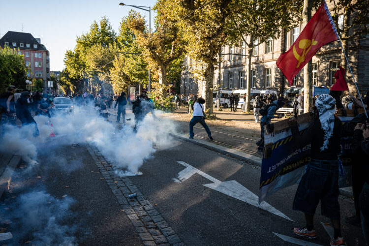 manifestation jeunesse mouvement social lycéen