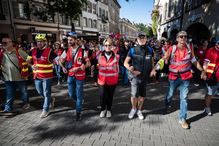 manifestation jeunesse mouvement social lycéen