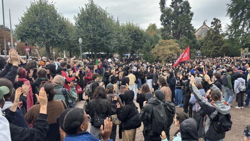 manif lycee 8 octobre