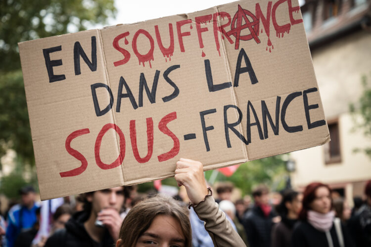 Manifestation jeunesse lycéens étudiants mobilisation