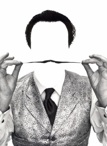 Salvador Dali par Philippe Halsmann copie