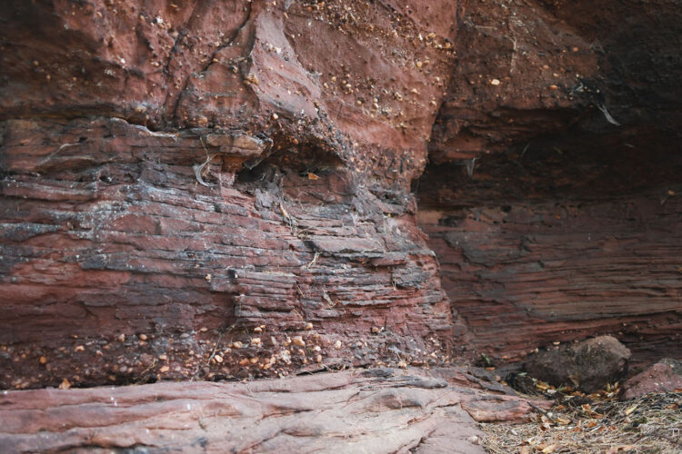 Randonnée vosges grottes des amoureux (61) rocher de la guérite