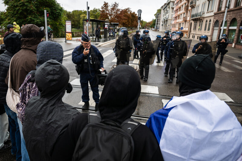 17 octobre manifestation gilets jaunes lycéens