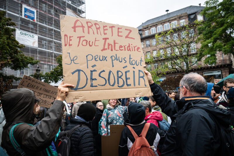 17 octobre manifestation gilets jaunes lycéens