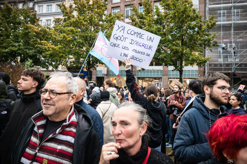 17 octobre manifestation gilets jaunes lycéens