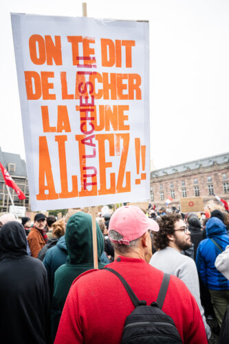 17 octobre manifestation gilets jaunes lycéens
