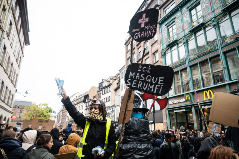 17 octobre manifestation gilets jaunes lycéens