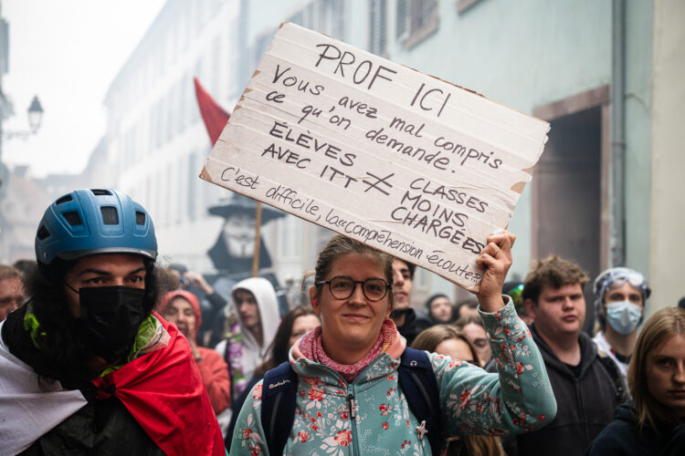 17 octobre manifestation gilets jaunes lycéens
