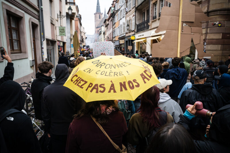 17 octobre manifestation gilets jaunes lycéens