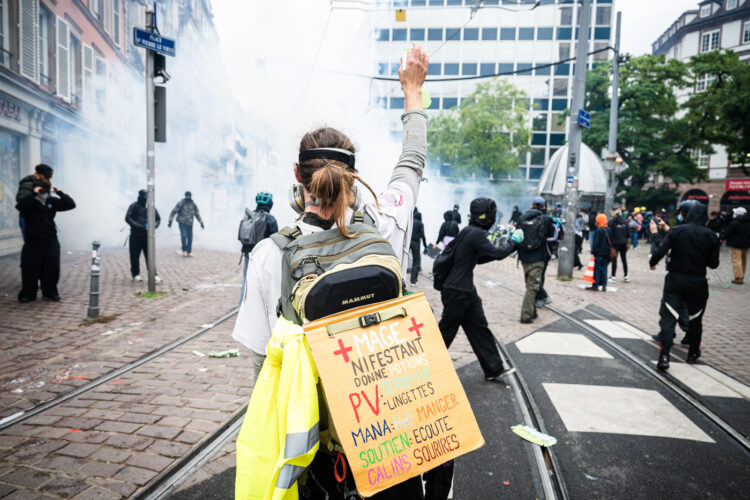 17 octobre manifestation gilets jaunes lycéens