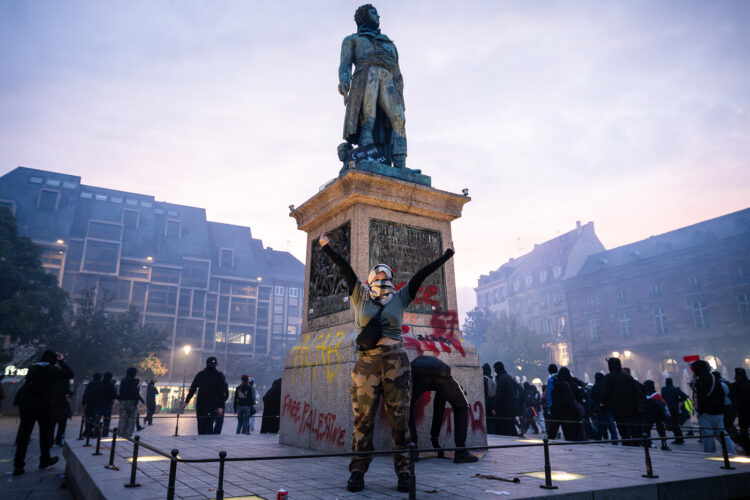 17 octobre manifestation gilets jaunes lycéens