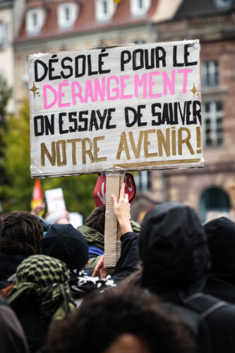 17 octobre manifestation gilets jaunes lycéens
