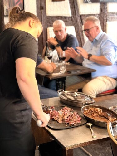 Viande restaurant le fossile
