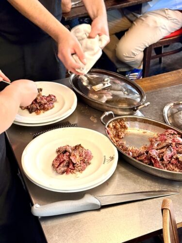 Viande restaurant le fossile