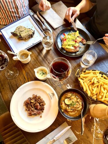 Viande restaurant le fossile