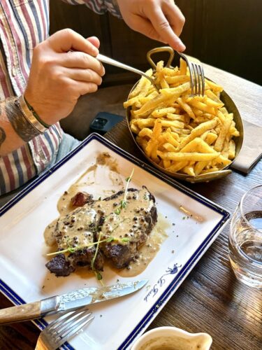 Viande restaurant le fossile