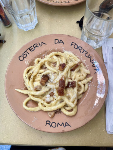 pâtes carbonara